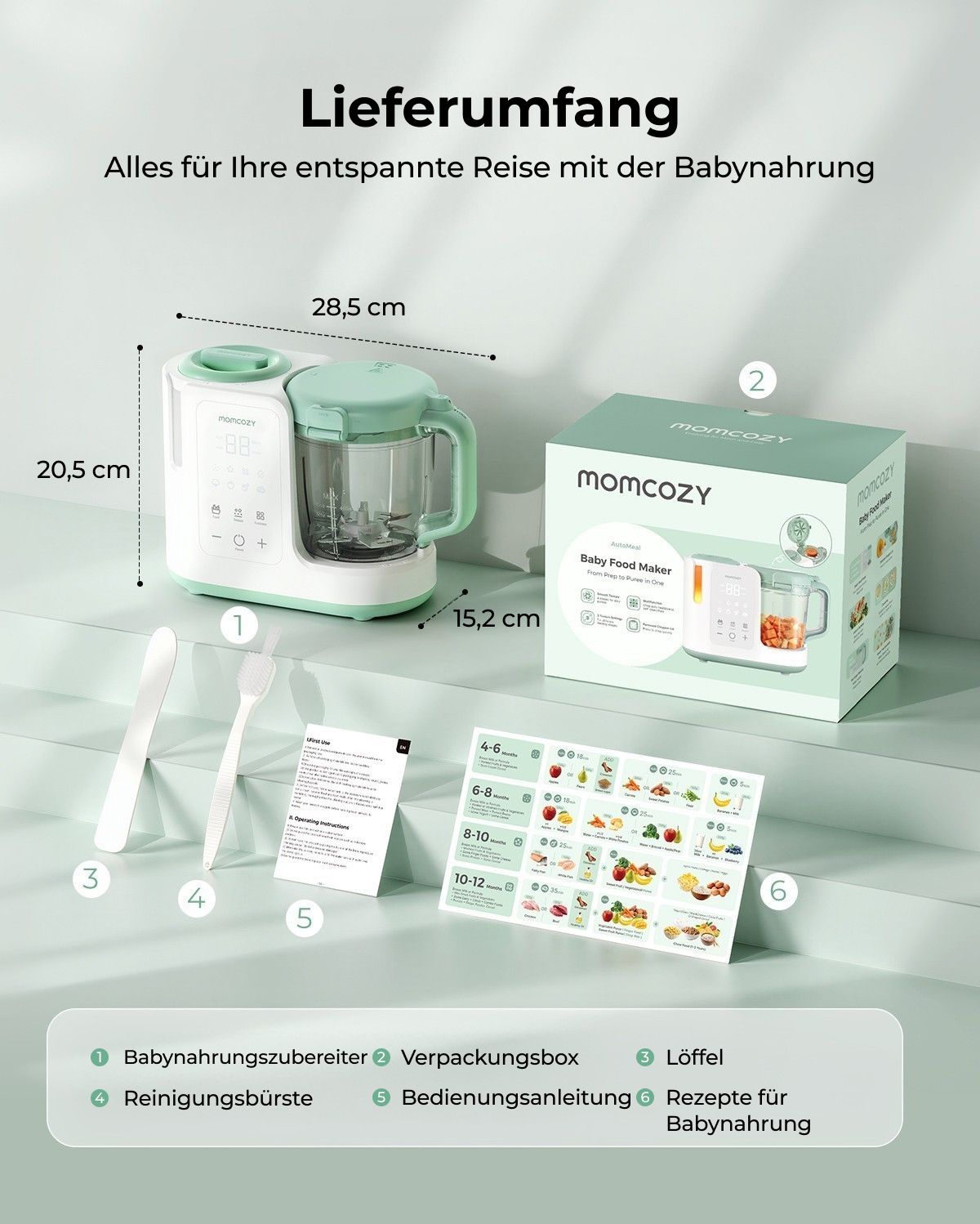 Momcozy AutoMeal Babynahrungszubereiter