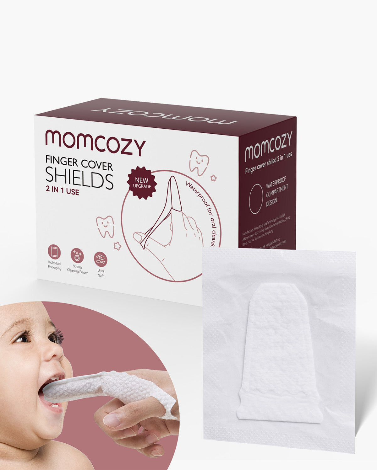 Momcozy Mundpflege-Serie: Fingerreinigungstücher (30ct)