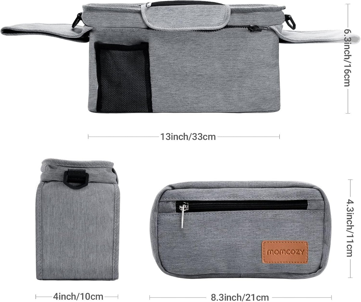 Momcozy Kinderwagenorganizer - All-in-One-Becherhalter & Haustierkinderwagen