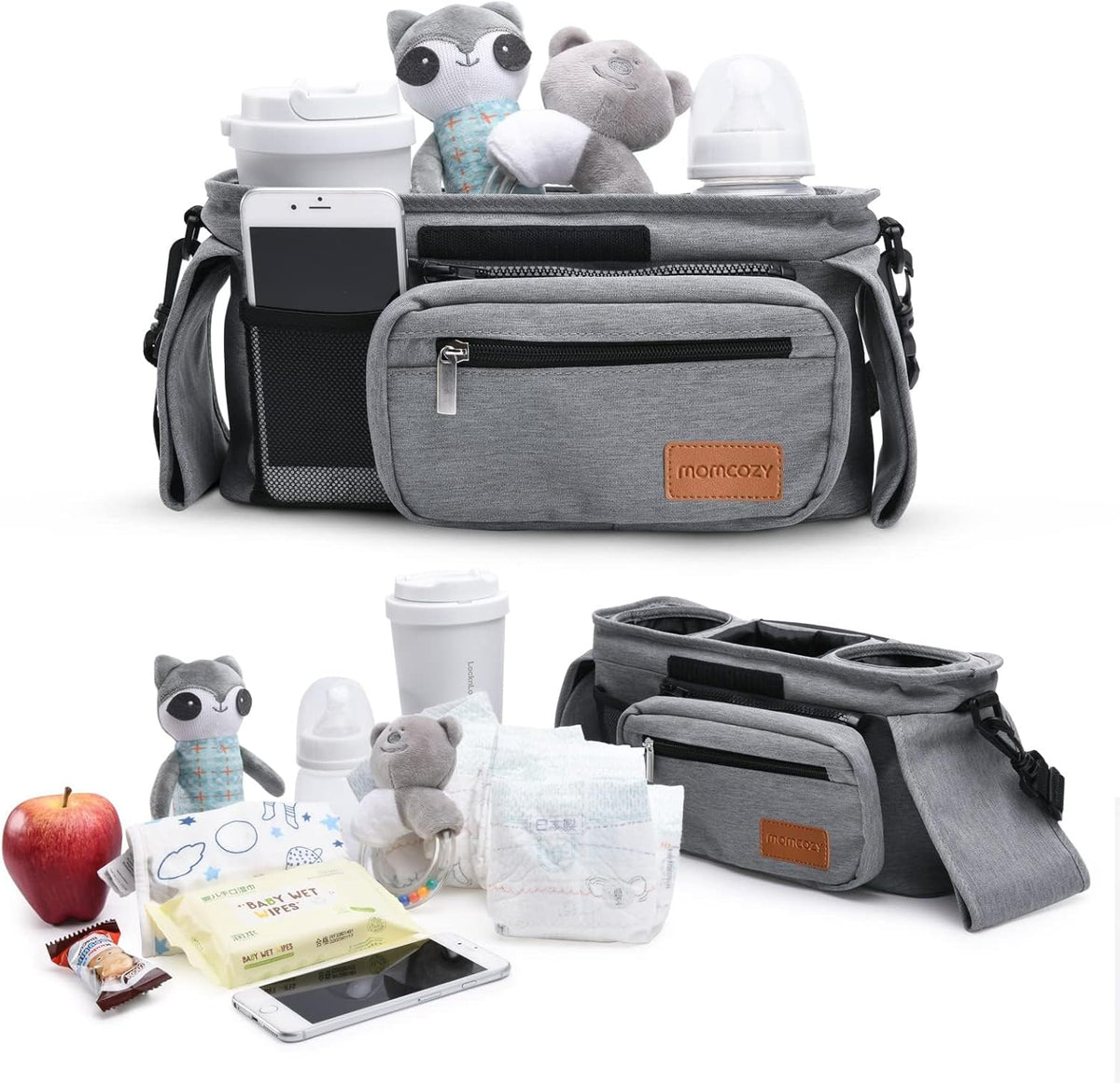 Momcozy Kinderwagenorganizer - All-in-One-Becherhalter & Haustierkinderwagen