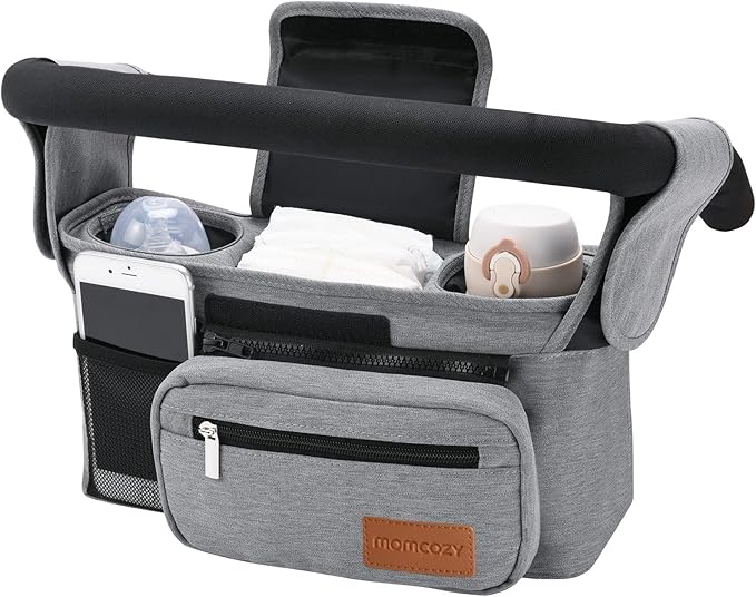Momcozy Kinderwagenorganizer - All-in-One-Becherhalter & Haustierkinderwagen
