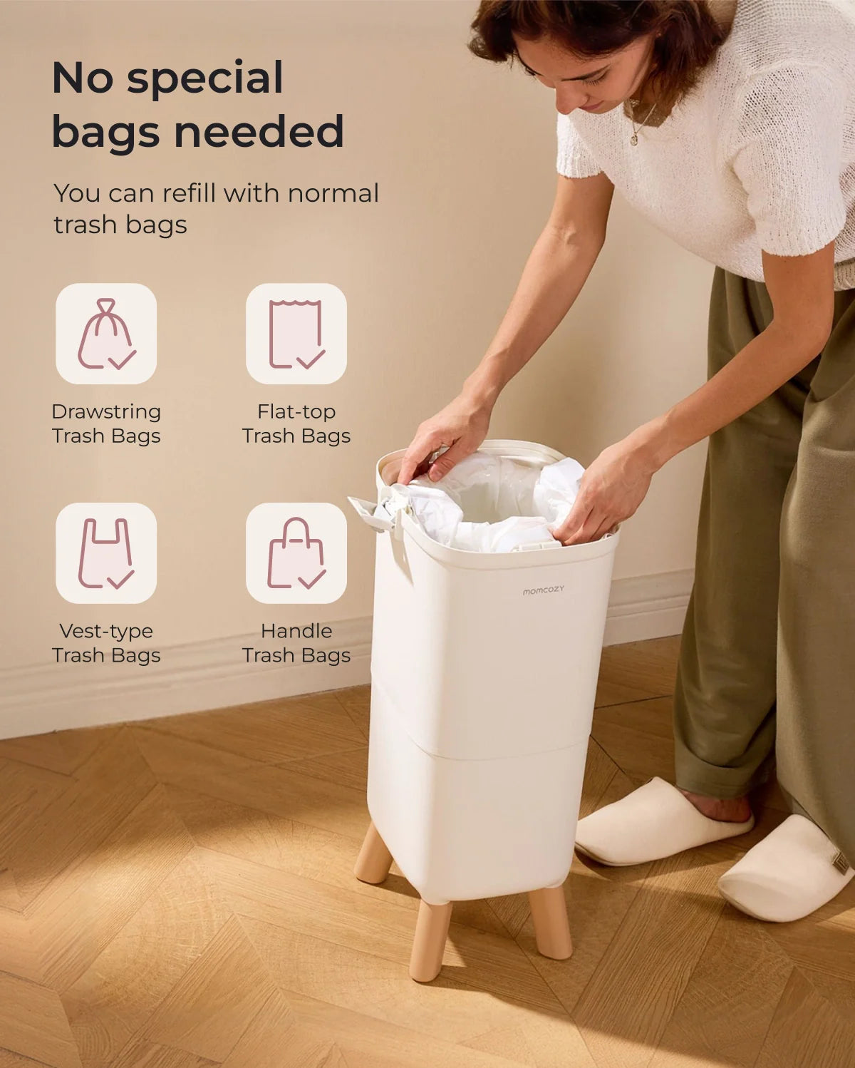Momcozy Triple‑Seal Windeleimer