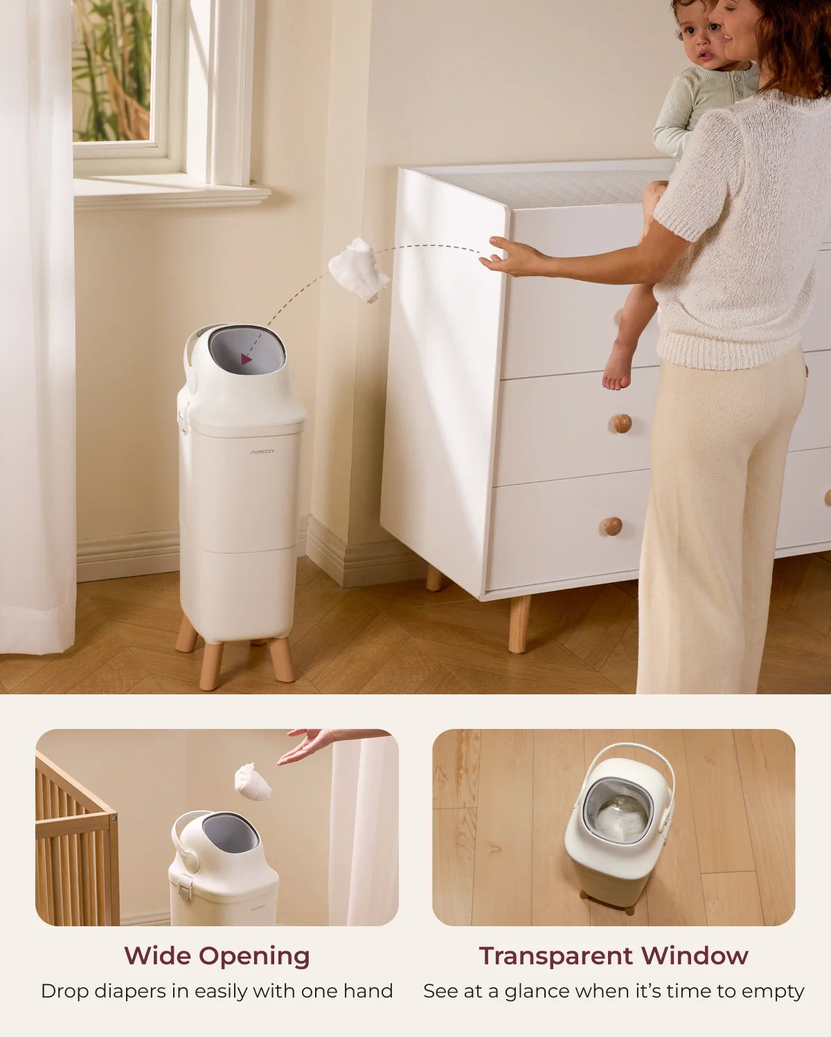 Momcozy Triple‑Seal Windeleimer