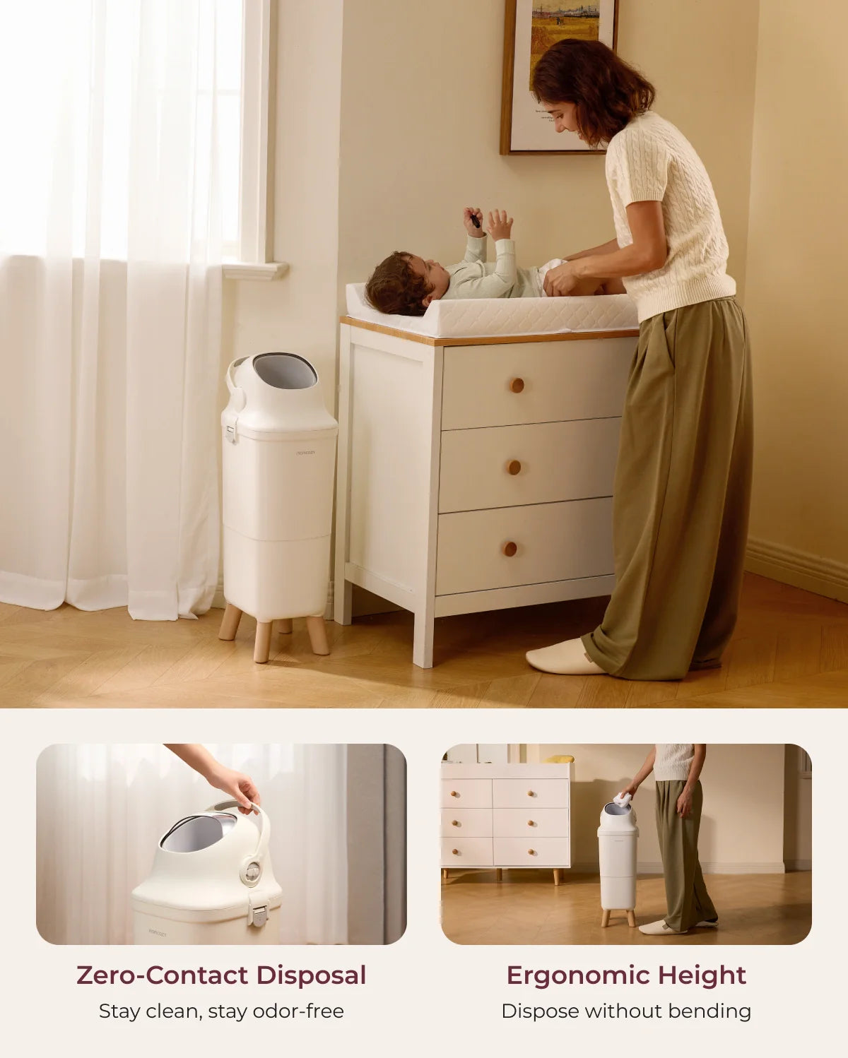 Momcozy Triple‑Seal Windeleimer
