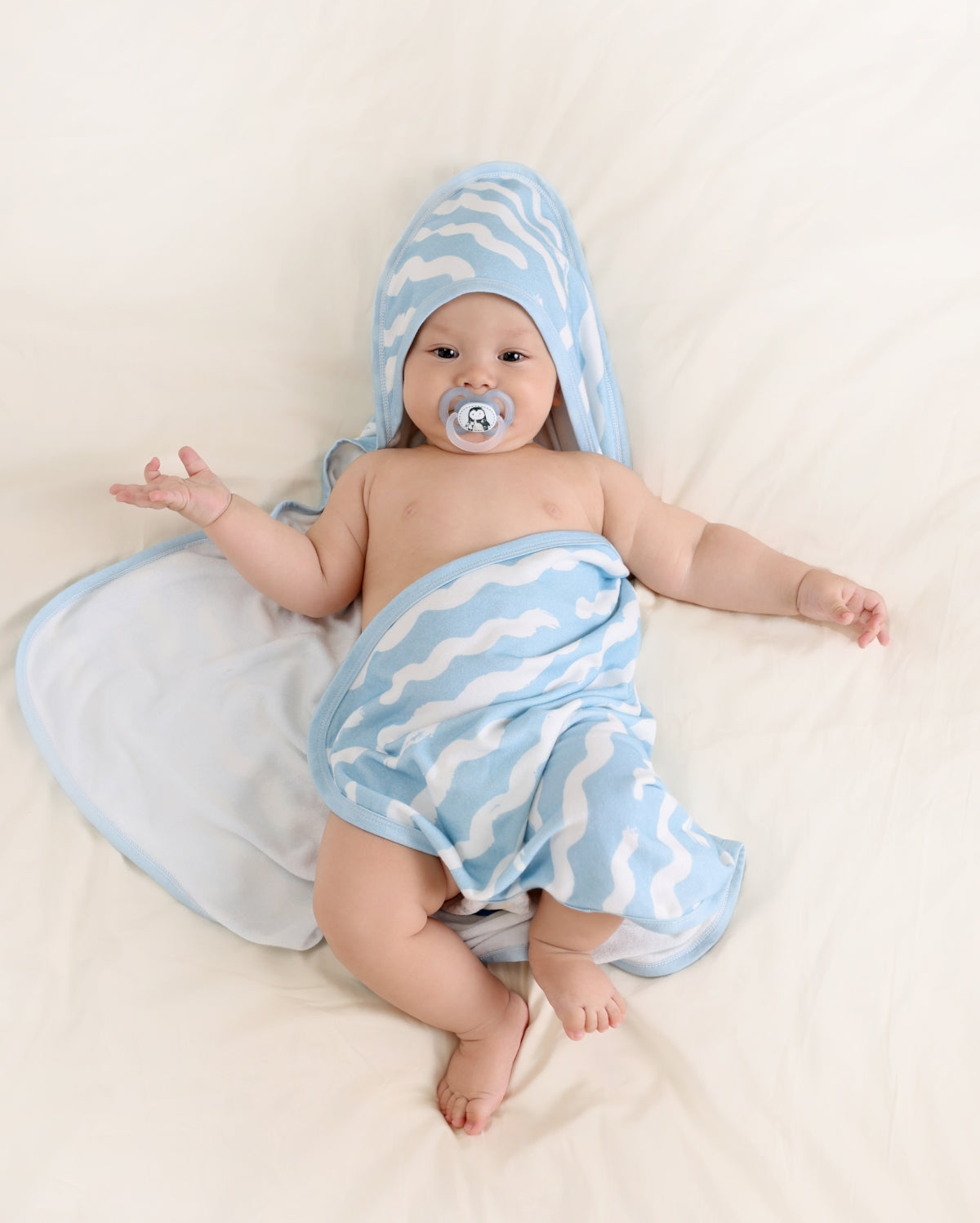 MOMCOZY BABY HOODED TELETEL FÜR NEUBORN DUUBE - 2 Zählung (Packung von 1)